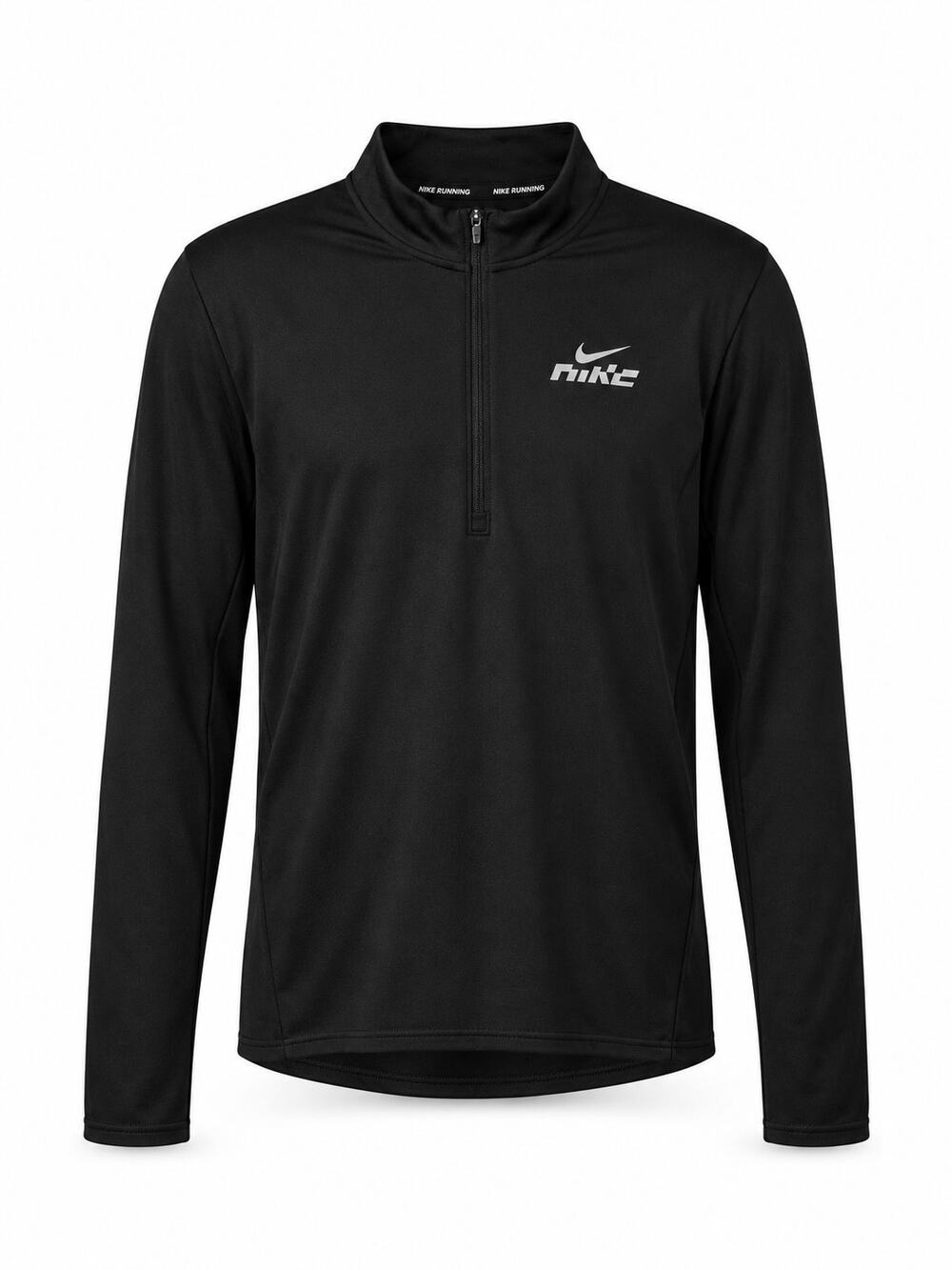 Nike Dri-FIT Pacer Flash Half-Zip Running Top Men's M Black NWT Long Sleeve